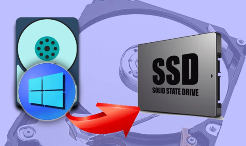 Lưu &yacute; khi chuyển hệ điều h&agrave;nh sang SSD