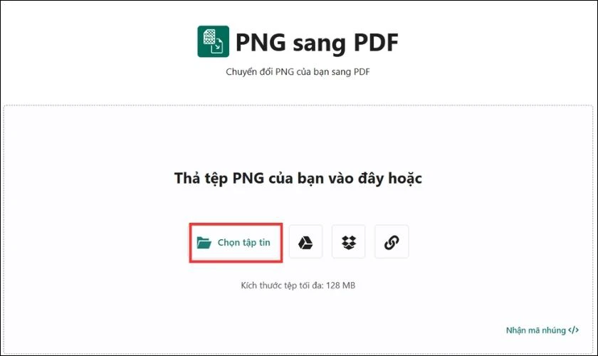 Cách chuyển PNG sang PDF với Avepdf