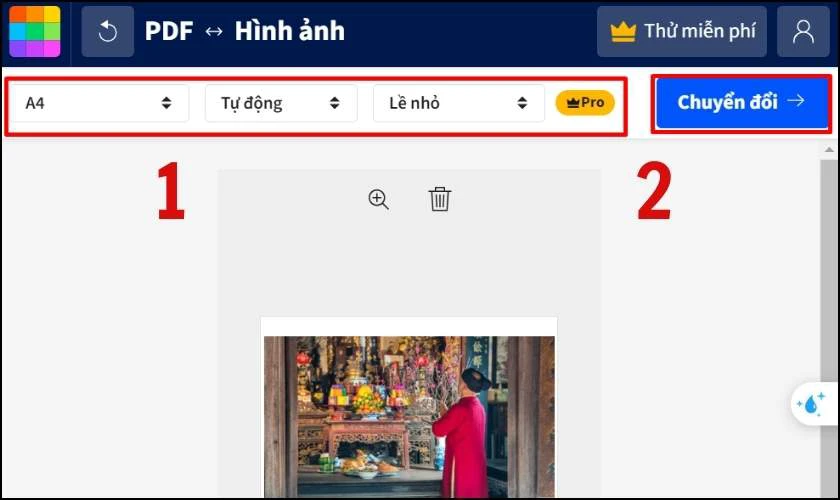Cách chuyển PNG sang PDF miễn phí đơn giản