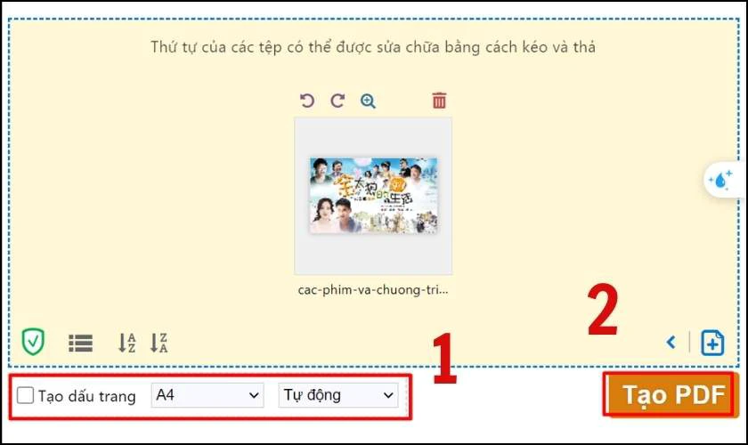 Cách chuyển từ PNG sang PDF miễn phí với PDF24 Tools cụ thể