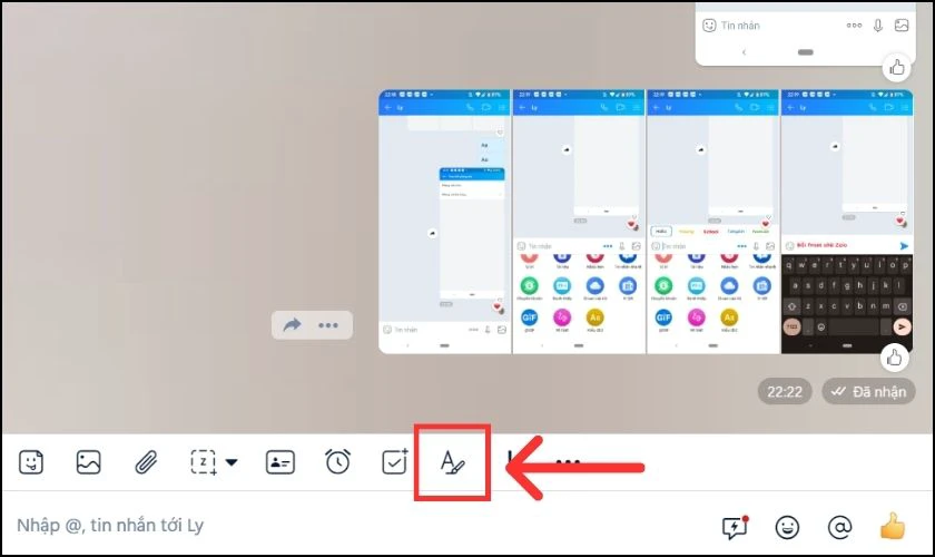 C&aacute;ch đổi font chữ Zalo khi nhắn tin tr&ecirc;n m&aacute;y t&iacute;nh 