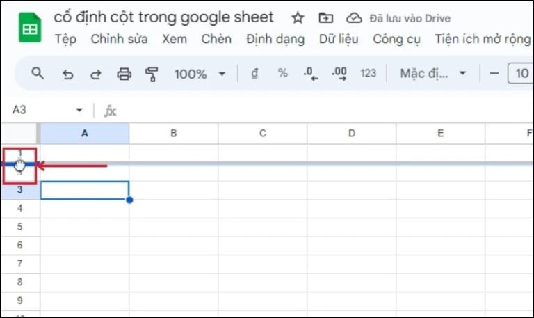 H&atilde;y k&eacute;o v&agrave; thả xuống dưới nếu muốn cố định h&agrave;ng