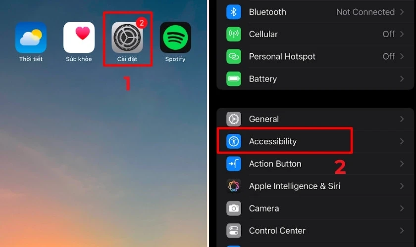 Cách bật thích nghi cảm ứng iPhone