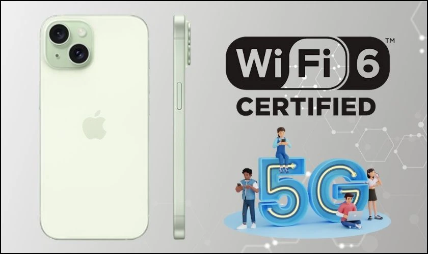 C&ocirc;ng nghệ kết nối 5G v&agrave; WIFI 6, đảm bảo truyền tải tốc độ cao