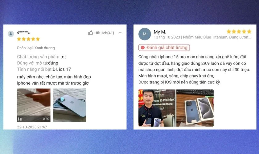 iPhone cũng nhận được cơn mưa lời khen tr&ecirc;n s&agrave;n thương mại điện tử