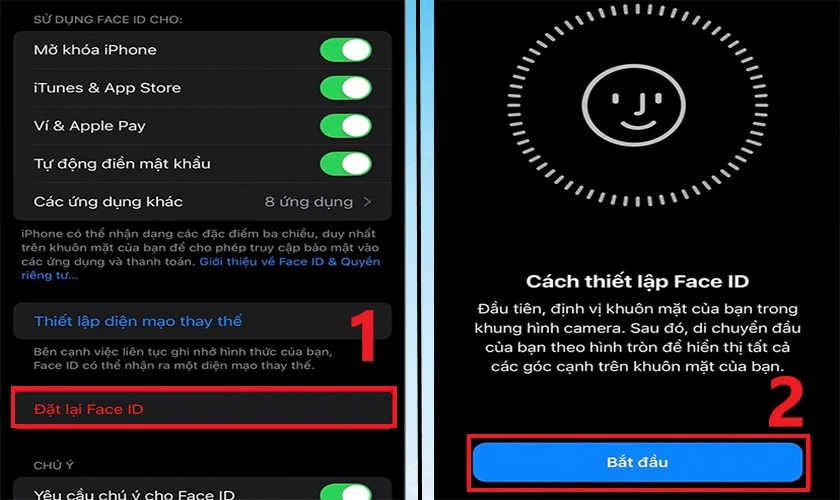 L&agrave;m sao để khắc phục lỗi Face ID kh&ocirc;ng khả dụng?