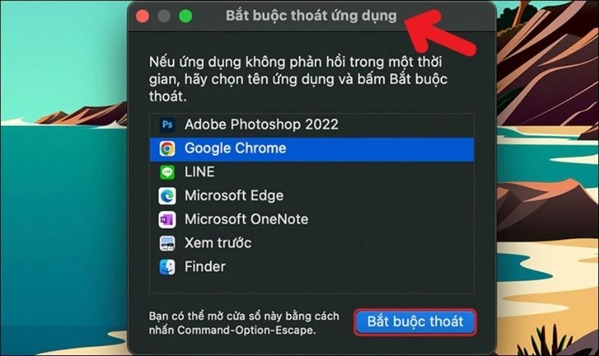 Tắt c&aacute;c ứng dụng kh&ocirc;ng cần thiết