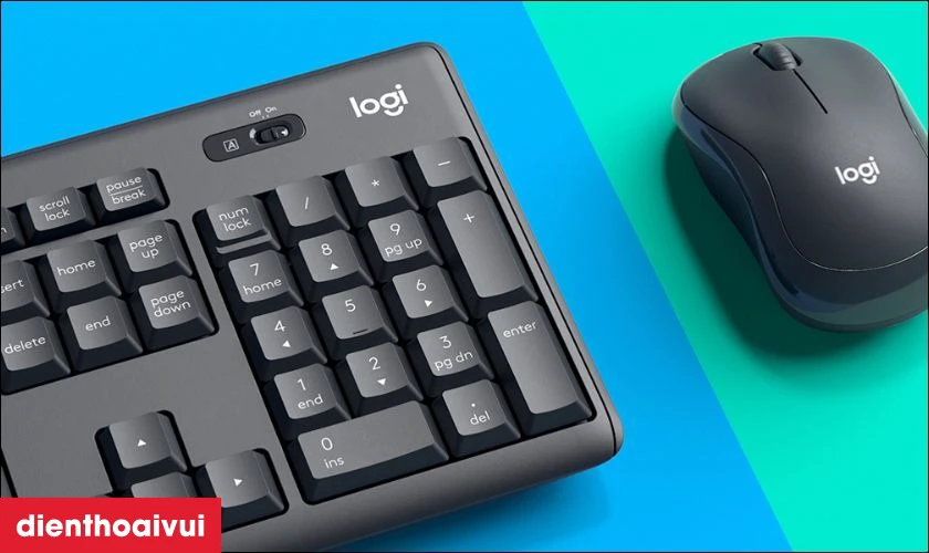 Logitech MK295 Silent g&otilde; &ecirc;m &aacute;i, thoải m&aacute;i sử dụng h&agrave;ng ng&agrave;y