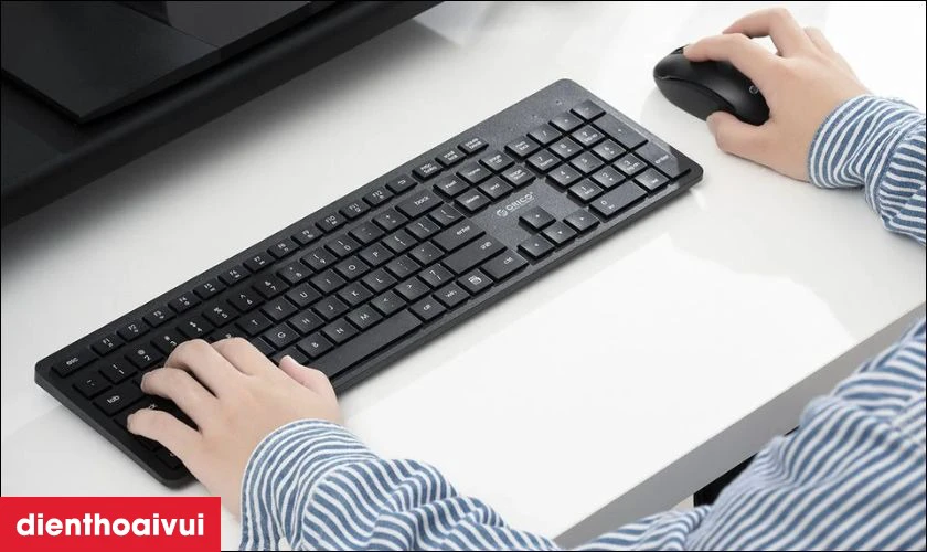 ORICO WKM01-BK combo ph&iacute;m chuột tiện lợi cho d&acirc;n văn ph&ograve;ng, học sinh sinh vi&ecirc;n