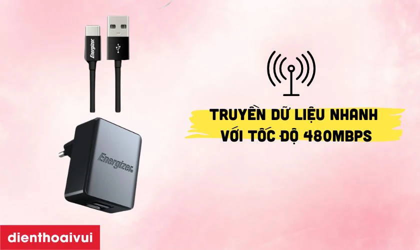 Truyền dữ liệu nhanh với tốc độ 480Mbps