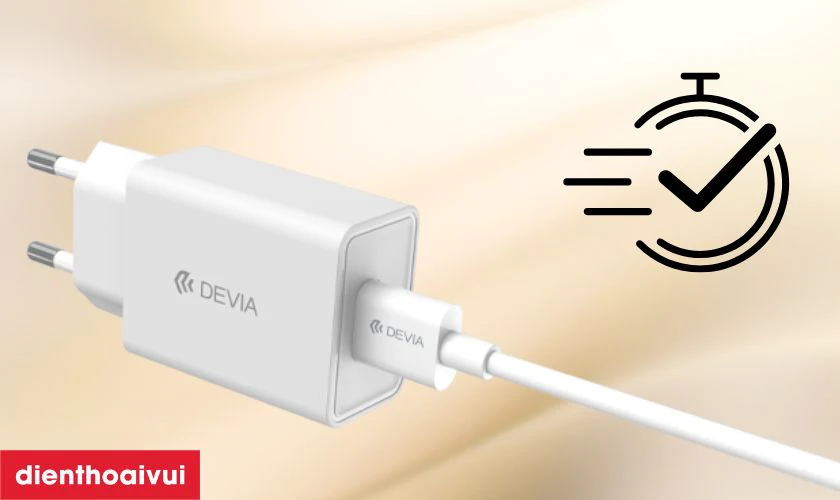 Tốc độ sạc nhanh chóng, tiết kiệm thời gian