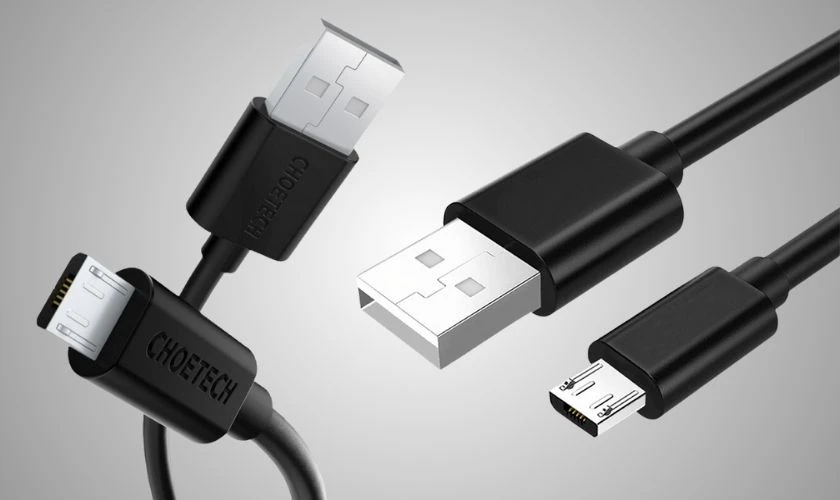 C&aacute;p Micro USB th&ocirc;ng thường