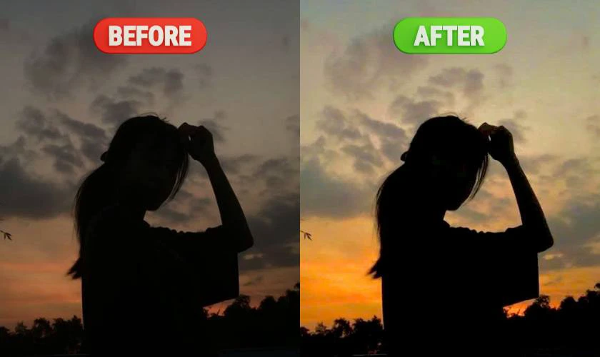 C&ocirc;ng thức chỉnh ảnh ngược s&aacute;ng