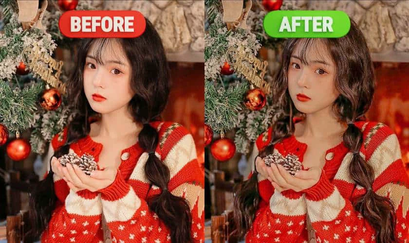 Des ảnh t&ocirc;ng đỏ x&aacute;m ph&ugrave; hợp với thời tiết