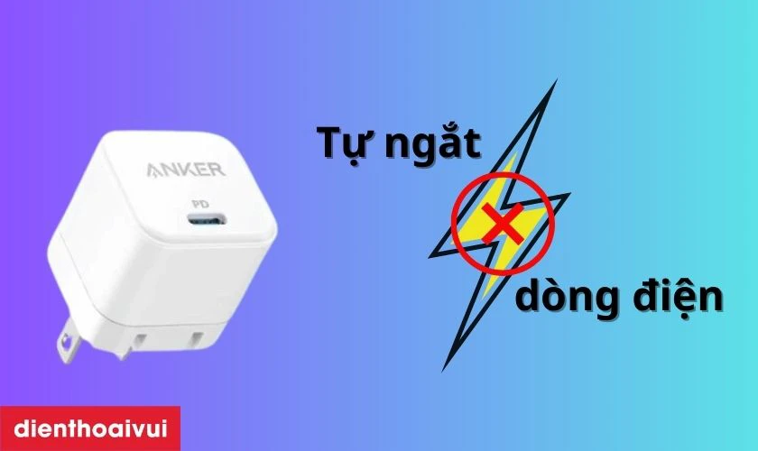 Củ sạc Anker PowerPort III 1C 20W được trang bị c&aacute;c t&iacute;nh năng bảo vệ