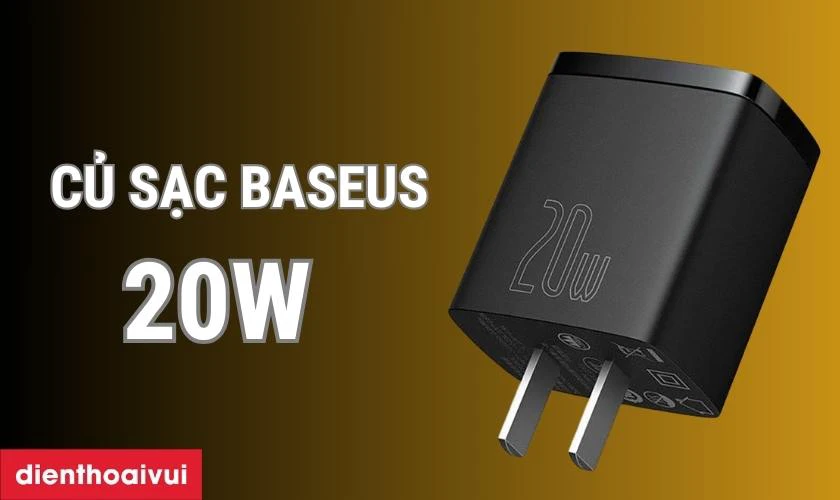 Củ sạc 20W bảo vệ m&aacute;y