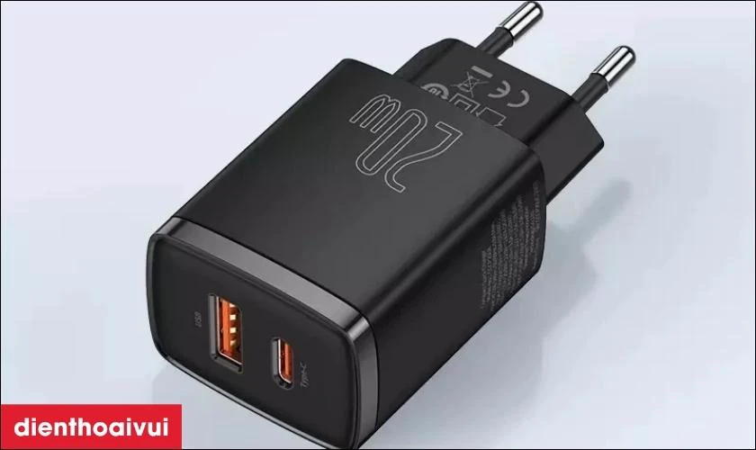 Baseus Compact 20W 2 cổng USB-A + Type-C