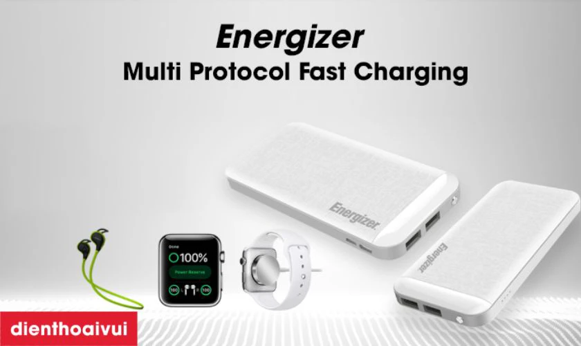 Củ sạc Energizer hỗ trợ c&ocirc;ng nghệ sạc nổi bật n&agrave;o