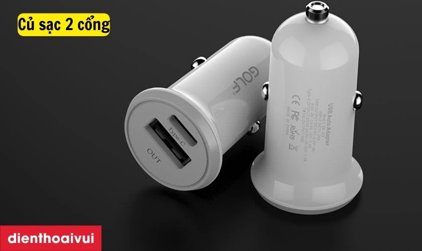 Củ sạc 2 cổng