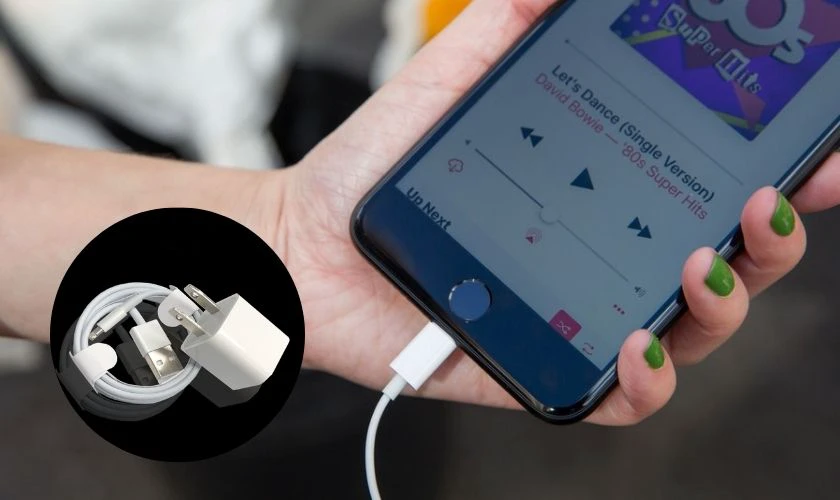 iPhone 7 Plus n&ecirc;n d&ugrave;ng củ sạc n&agrave;o?