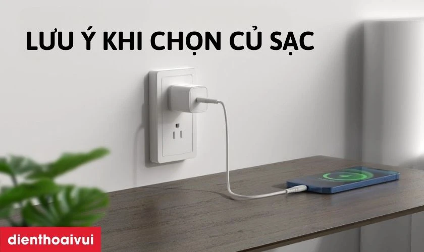 Những lưu &yacute; khi chọn củ sạc iWALK