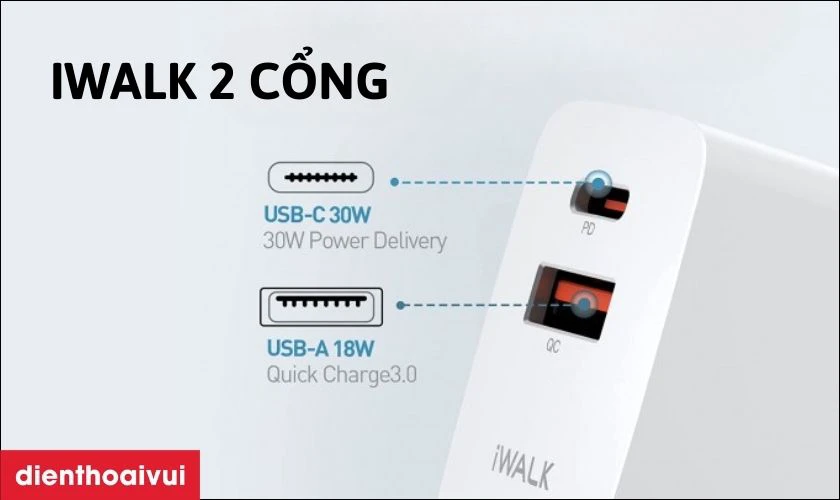 Cục sạc 2 cổng