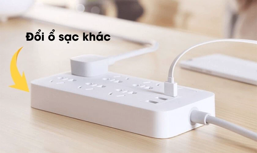 Đổi ổ sạc khác