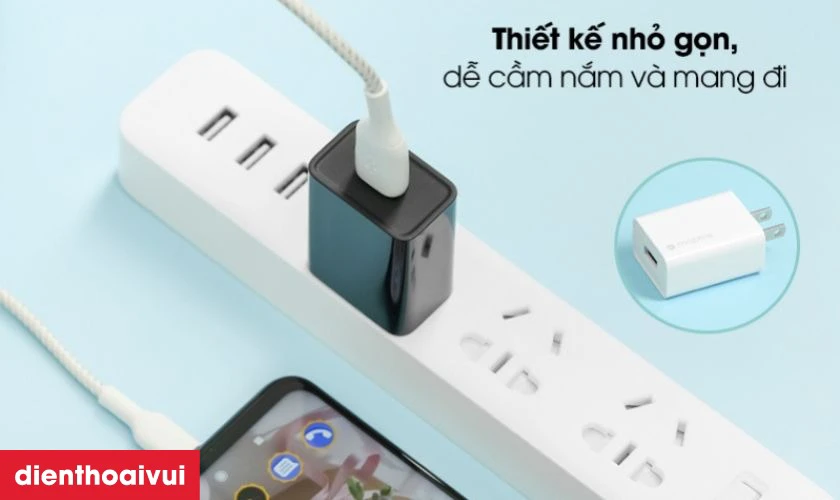 Củ sạc 20W được sử dụng phổ biến hiện nay