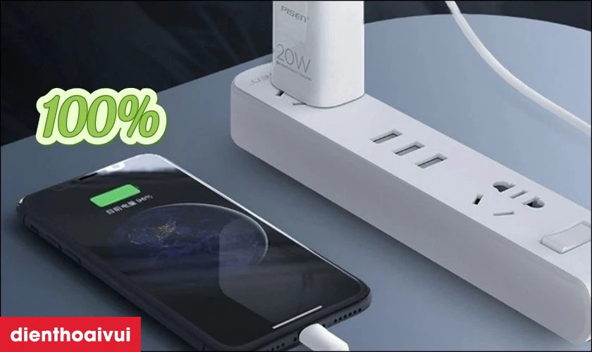 Công suất sạc lớn tối ưu thời gian sạc cho thiết bị