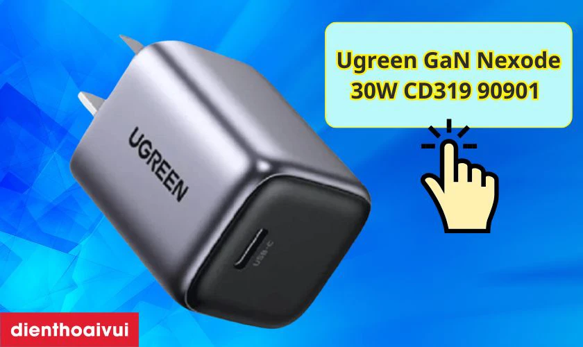 Đặc điểm của củ sạc nhanh Ugreen GaN Nexode 30W CD319 90901