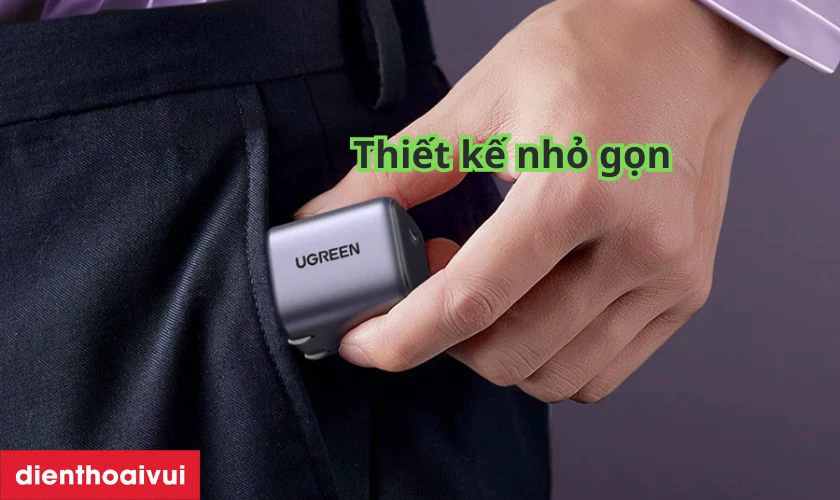 Ugreen GaN Nexode 30W CD319 90901 c&oacute; thiết kế kh&aacute; đơn giản