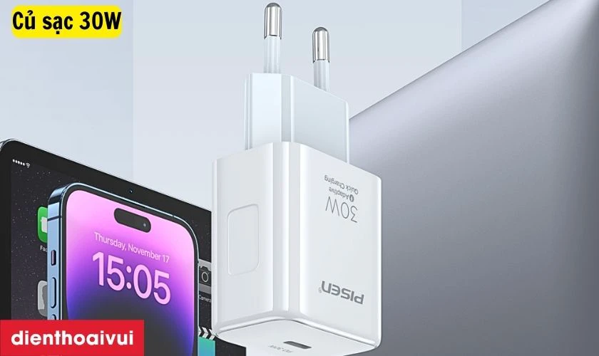 Củ sạc Pisen 30W