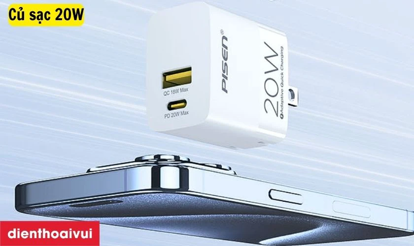 Củ sạc Pisen 20W
