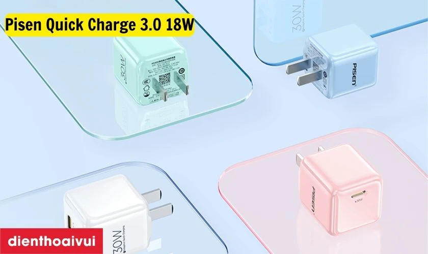 Sạc nhanh Pisen Quick Charge 3.0 18W