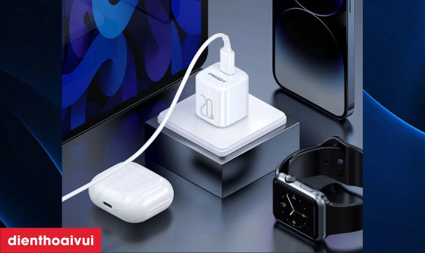 Hướng dẫn chọn v&agrave; sử dụng củ sạc Pisen Quick - Mr White Tiny USB-C 20W an to&agrave;n