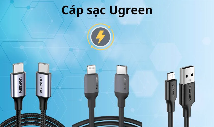 C&aacute;p sạc Ugreen được đ&aacute;nh gi&aacute; cao nhờ chất lượng vượt trội v&agrave; độ bền bỉ