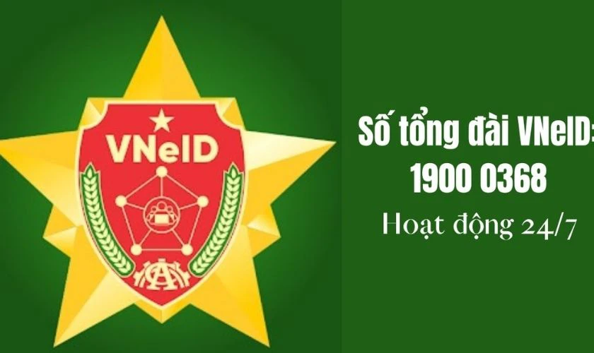 Li&ecirc;n hệ tổng đ&agrave;i hỗ trợ VNeID để được xử l&yacute; khẩn cấp