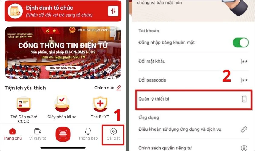 Theo d&otilde;i c&aacute;c giao dịch hoặc th&ocirc;ng b&aacute;o bất thường