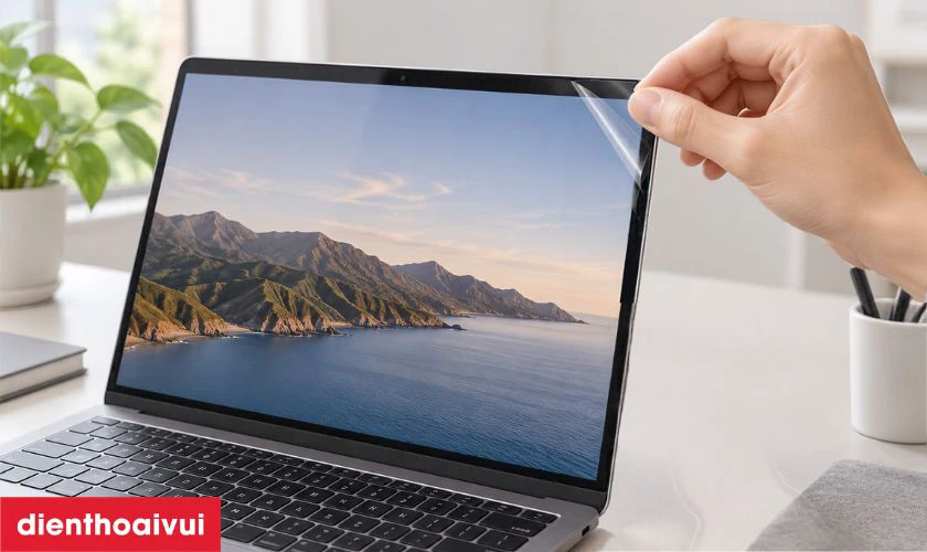 Miếng dán màn hình là phụ kiện có thể mới khi bị trầy xước