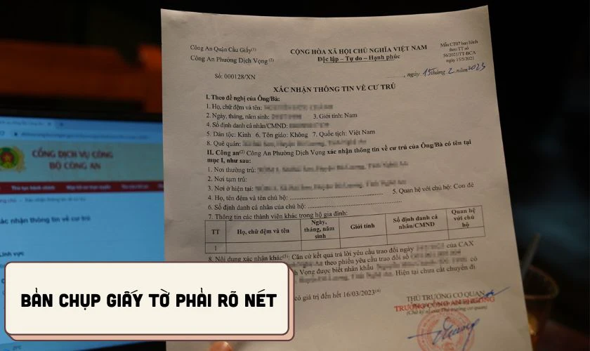 Lưu &yacute; đối với giấy tờ gửi k&egrave;m theo đăng k&yacute; kết h&ocirc;n online