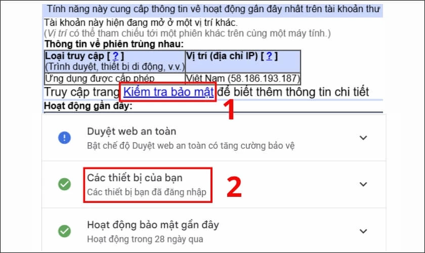 Đăng xuất Gmail từ xa trực tiếp trong Gmail đơn giản