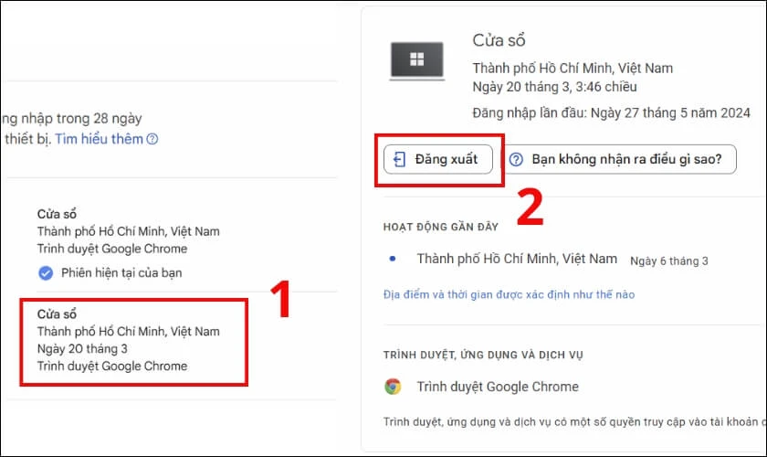 Thu hồi quyền truy cập thiết bị