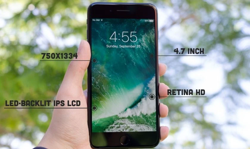 Đ&aacute;nh gi&aacute; iPhone 7 về m&agrave;n h&igrave;nh