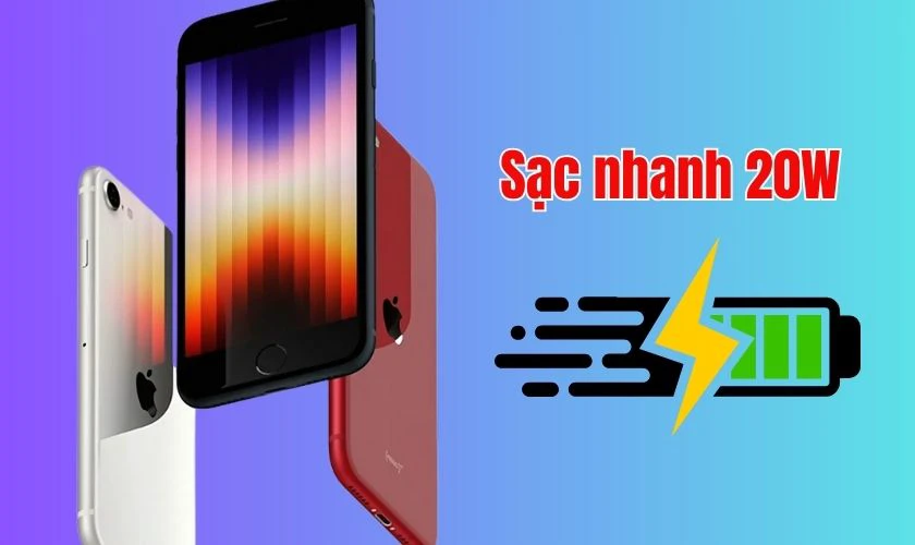 Đ&aacute;nh gi&aacute; iPhone SE về thời lượng pin v&agrave; sạc nhanh