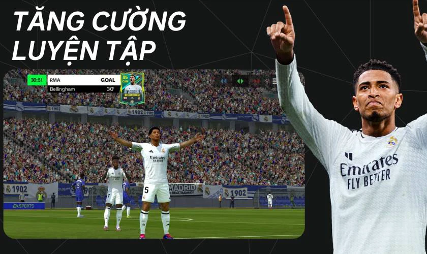Tăng cường luyện tập để cải thiện kỹ năng chơi FIFA