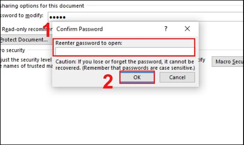 Đặt Passwword tr&ecirc;n file Word 2010, 2016