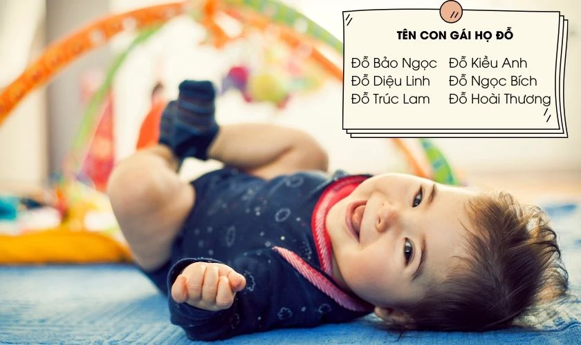 Đặt tên con gái 2025 họ Đỗ