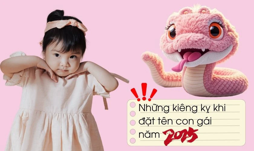 Những kiêng kỵ khi đặt tên con gái năm 2025