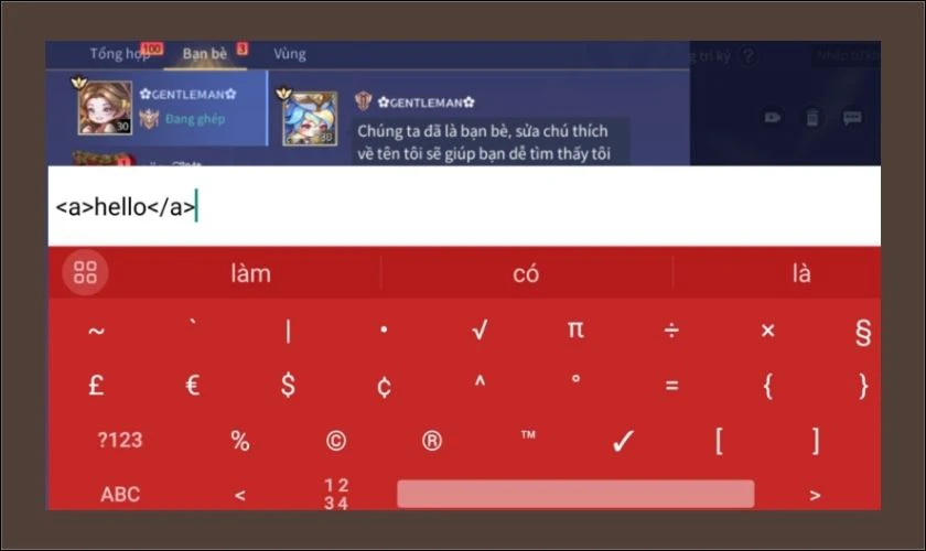 C&aacute;ch viết chữ m&agrave;u trong Li&ecirc;n Qu&acirc;n đơn giản
