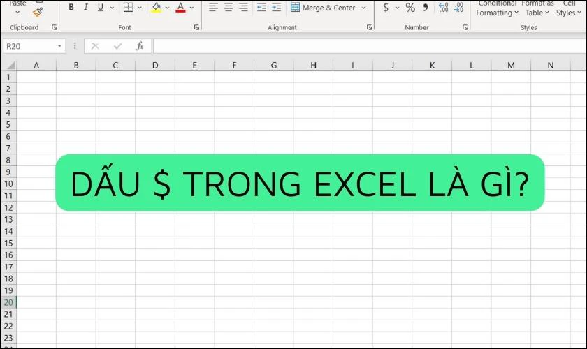 Ý nghĩa của dấu $ trong Excel
